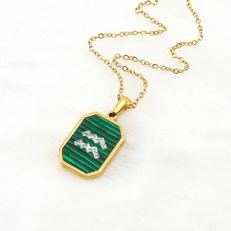 Constellation Stainless Steel Plating Pendant Necklace