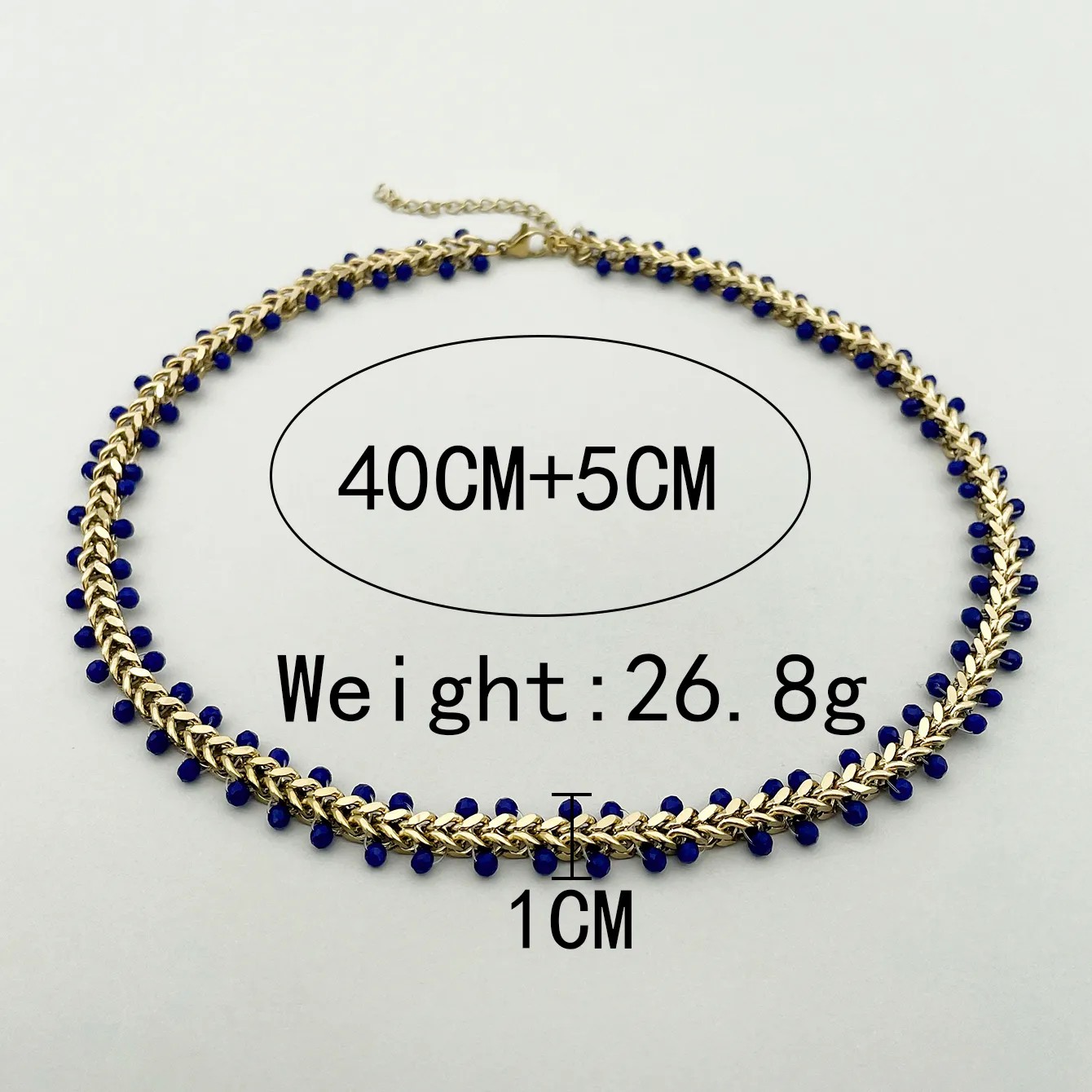 Glam Modern Style Classic Style Grain Stainless Steel Plating Gold Plated Necklace_colorza_3