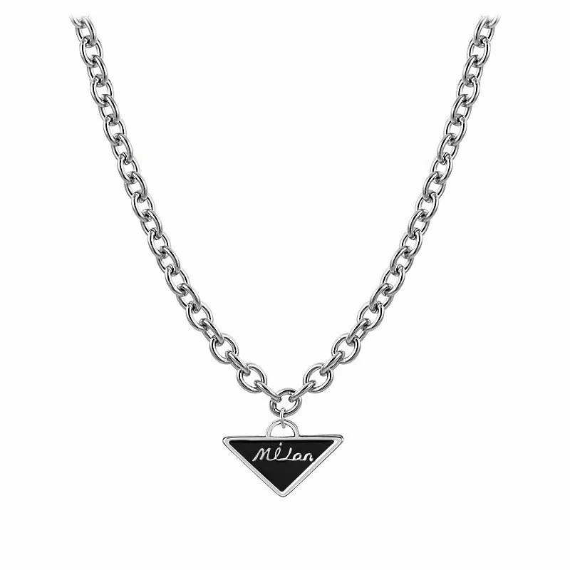 Casual Hip-Hop Punk Letter Star Bear Titanium Steel Plating Inlay Acrylic Artificial Pearls Rhinestones Silver Plated Necklace_colorza_7