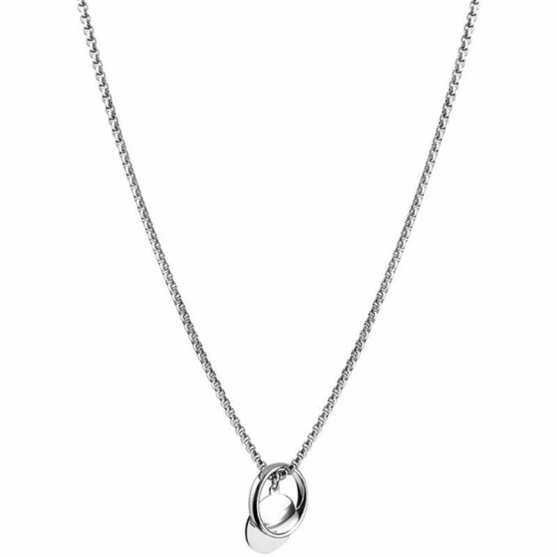 Casual Hip-Hop Punk Letter Star Bear Titanium Steel Plating Inlay Acrylic Artificial Pearls Rhinestones Silver Plated Necklace_colorza_11