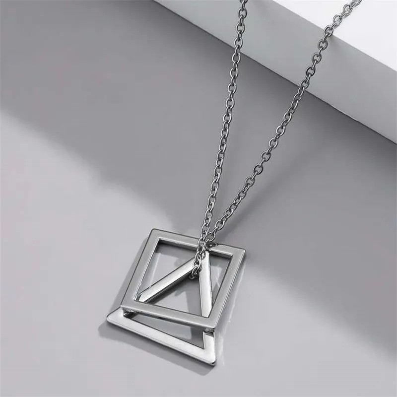 Casual Hip-Hop Punk Letter Star Bear Titanium Steel Plating Inlay Acrylic Artificial Pearls Rhinestones Silver Plated Necklace_colorza_12