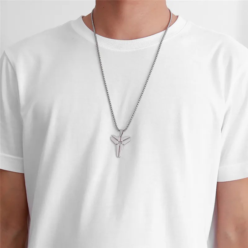 Casual Hip-Hop Punk Letter Star Bear Titanium Steel Plating Inlay Acrylic Artificial Pearls Rhinestones Silver Plated Necklace_colorza_25