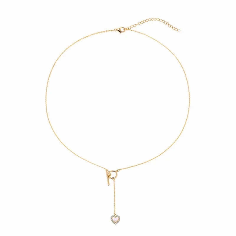 Romantic Simple Style Letter Moon Butterfly Stainless Steel Alloy Plating Inlay Acrylic Artificial Pearls Artificial Diamond Gold Plated Silver Plated Necklace_colorza_2