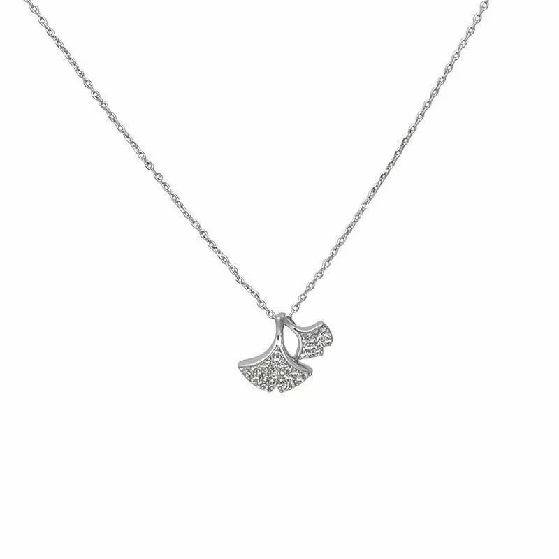 Romantic Simple Style Letter Moon Butterfly Stainless Steel Alloy Plating Inlay Acrylic Artificial Pearls Artificial Diamond Gold Plated Silver Plated Necklace_colorza_4