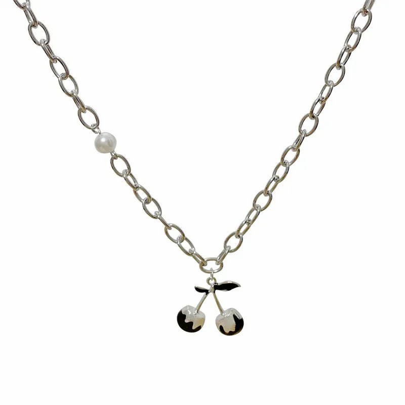 Romantic Simple Style Letter Moon Butterfly Stainless Steel Alloy Plating Inlay Acrylic Artificial Pearls Artificial Diamond Gold Plated Silver Plated Necklace_colorza_15