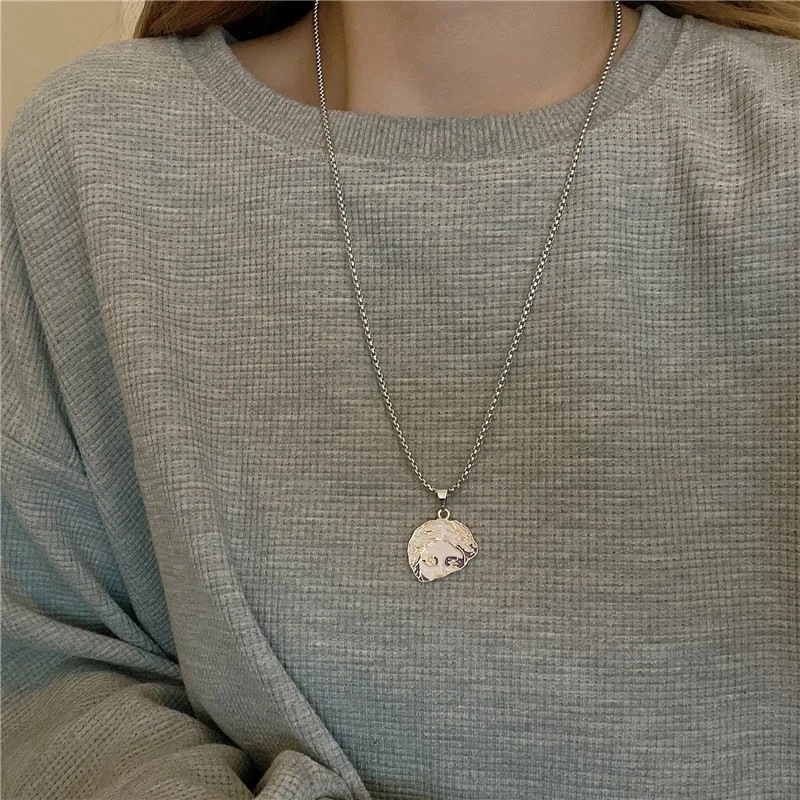 Romantic Simple Style Letter Moon Butterfly Stainless Steel Alloy Plating Inlay Acrylic Artificial Pearls Artificial Diamond Gold Plated Silver Plated Necklace_colorza_16