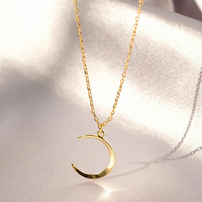 Romantic Simple Style Letter Moon Butterfly Stainless Steel Alloy Plating Inlay Acrylic Artificial Pearls Artificial Diamond Gold Plated Silver Plated Necklace_colorza_25