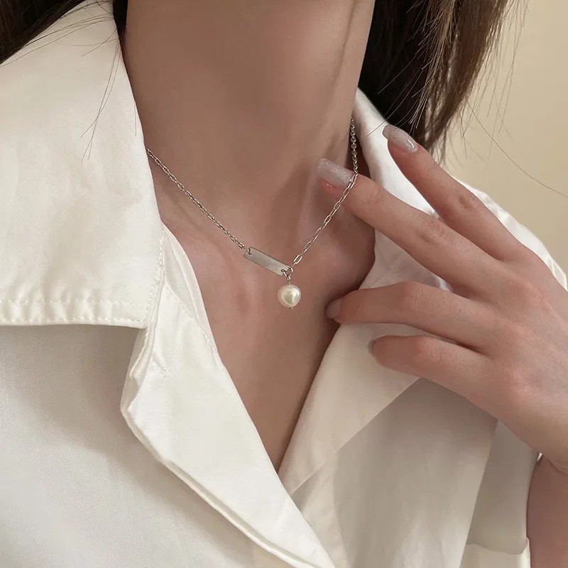 Romantic Simple Style Letter Moon Butterfly Stainless Steel Alloy Plating Inlay Acrylic Artificial Pearls Artificial Diamond Gold Plated Silver Plated Necklace_colorza_29