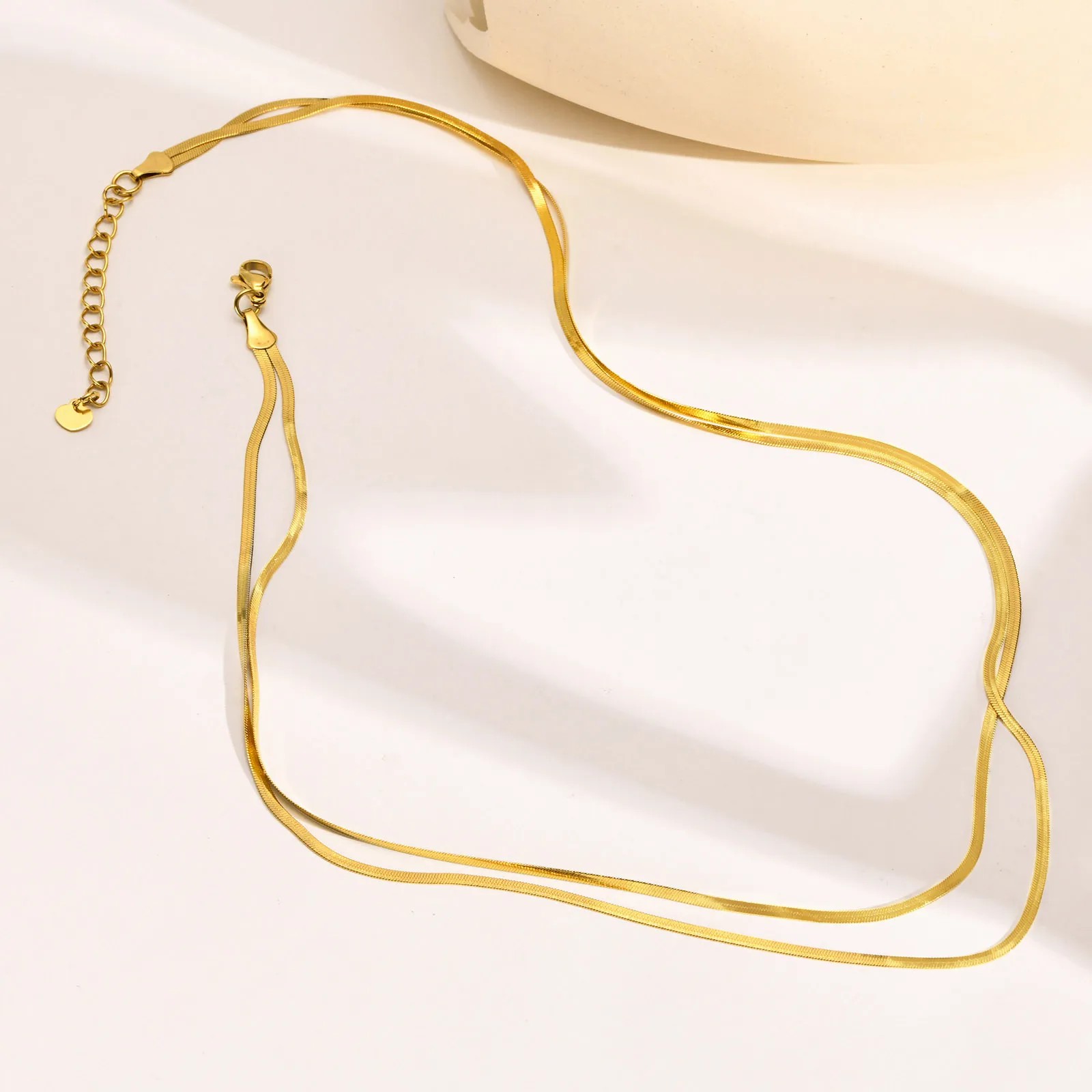  Stainless Steel Plating Layered Necklaces