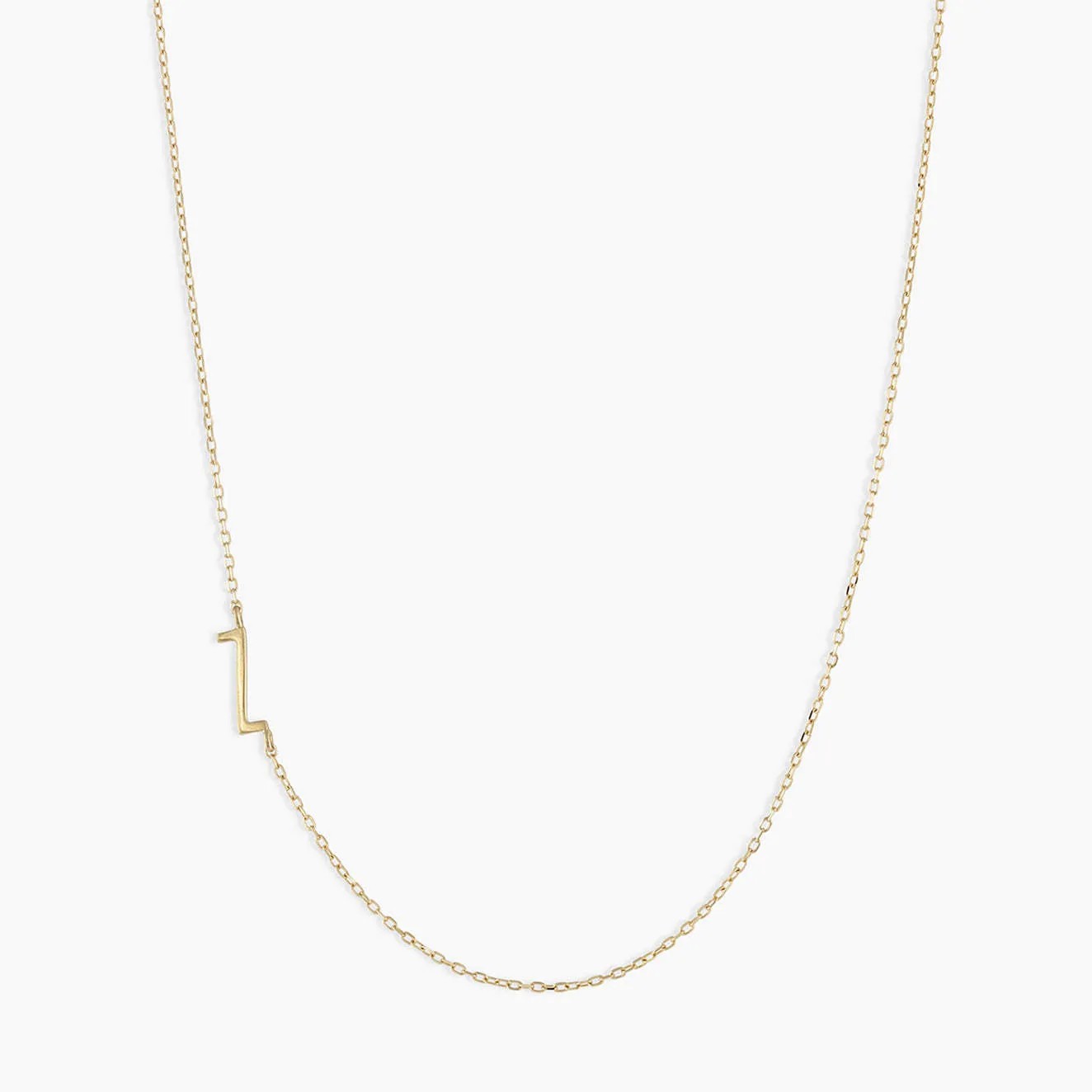 Streetwear Letter Titanium Steel Plating Titanium Steel 18K Gold Plated Pendant Necklace_colorza_1