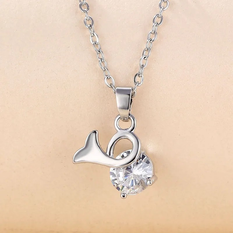 Elegant Round Flower Butterfly Stainless Steel Plating Inlay Zircon 18K Gold Plated Pendant Necklace_colorza_10