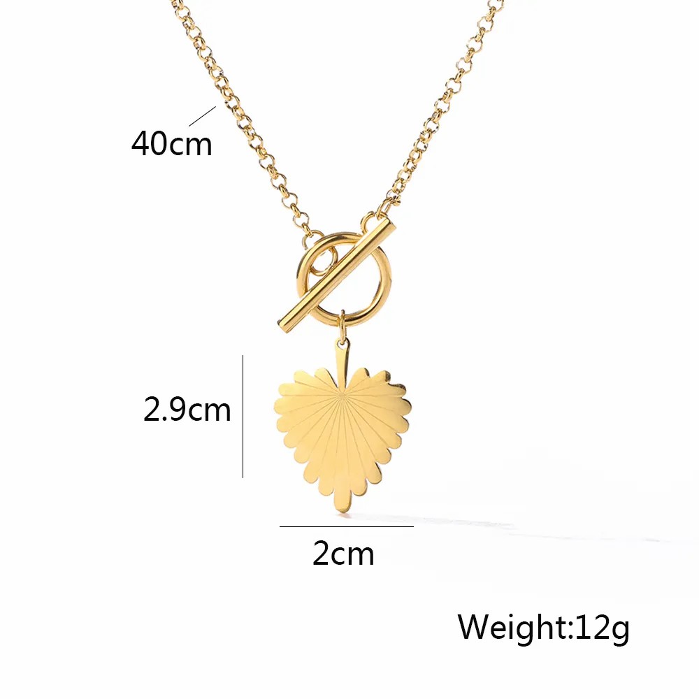 Artistic Devil'S Eye Heart Shape Titanium Steel Plating 18K Gold Plated Pendant Necklace_colorza_1