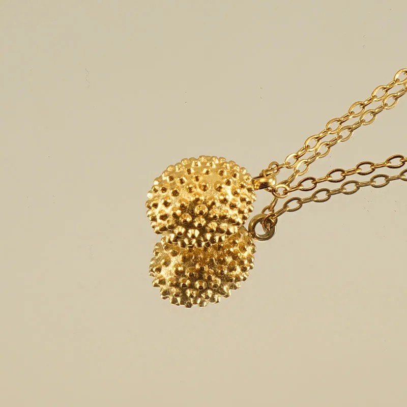 Casual Modern Style Fruit Stainless Steel Plating 18K Gold Plated Pendant Necklace_colorza_1