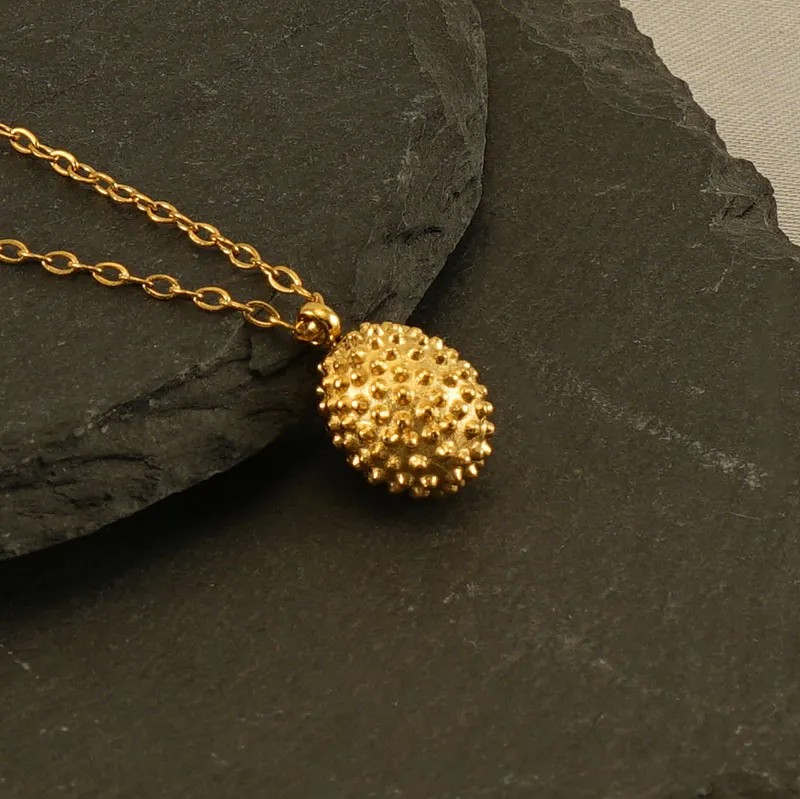 Casual Modern Style Fruit Stainless Steel Plating 18K Gold Plated Pendant Necklace_colorza_3