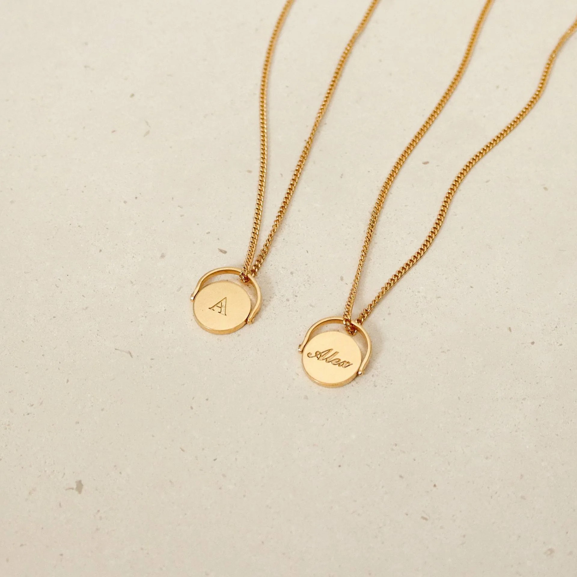 Simple Style Streetwear Letter Titanium Steel Plating Inlay 18K Gold Plated Pendant Necklace_colorza_4