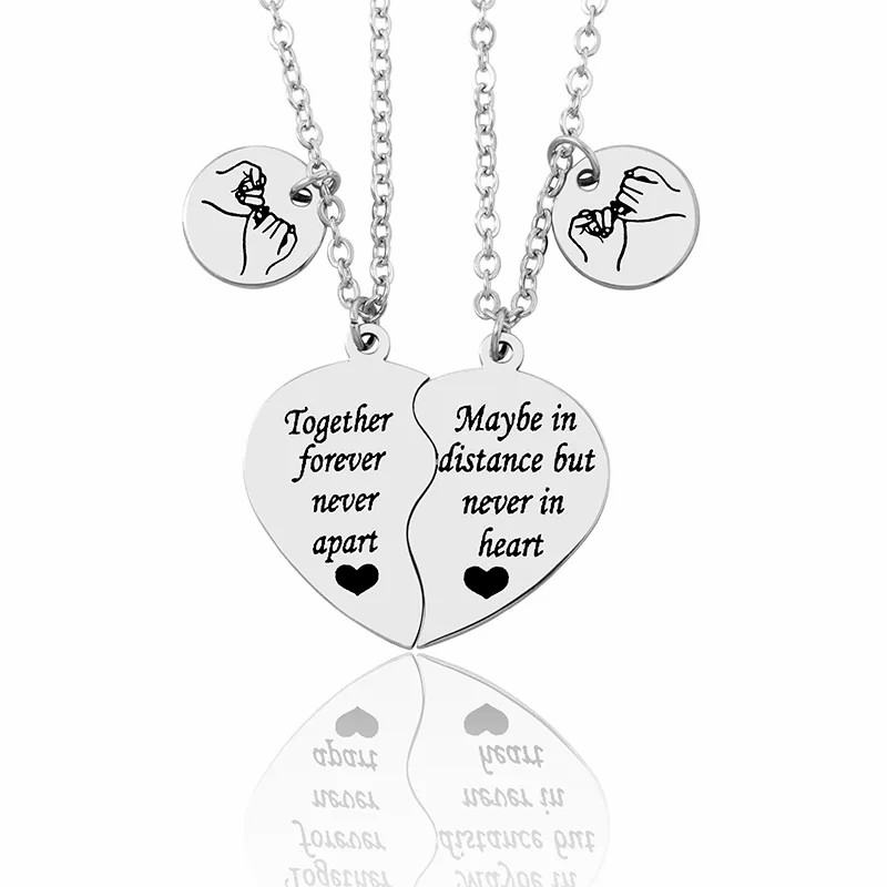 Casual MAMA Simple Style Letter Heart Shape Stainless Steel Carving Pendant Necklace Long Necklace_colorza_1