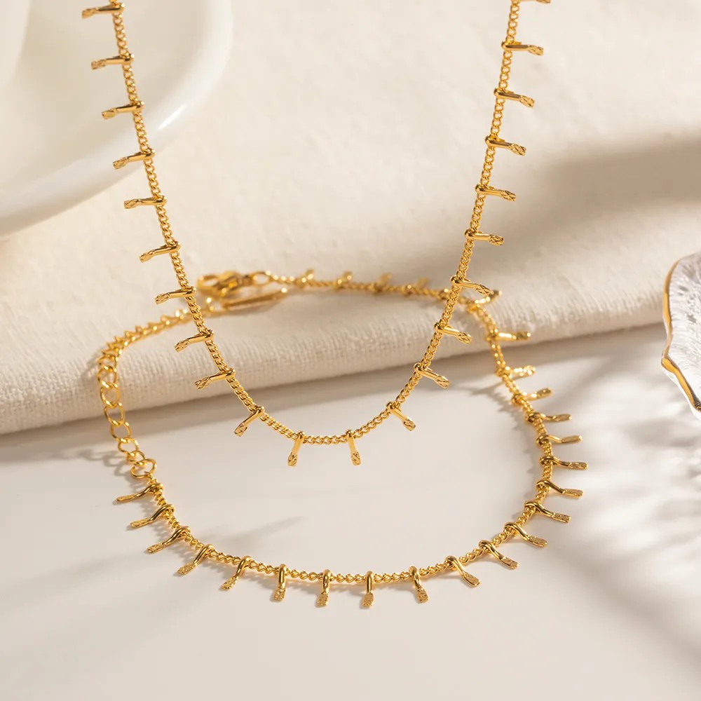 INS Style Stainless Steel Plating 18K Gold Plated Necklace_colorza_1