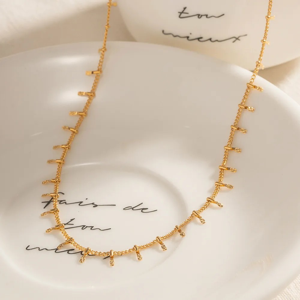 INS Style Stainless Steel Plating 18K Gold Plated Necklace_colorza_4