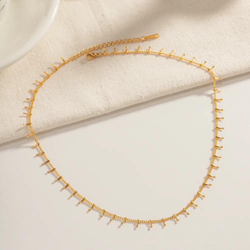 INS Style Stainless Steel Plating 18K Gold Plated Necklace_colorza_6