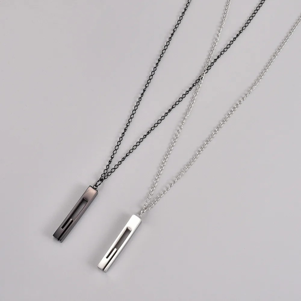 Casual Simple Style Square Titanium Steel Plating Gold Plated Pendant Necklace Long Necklace_colorza_5