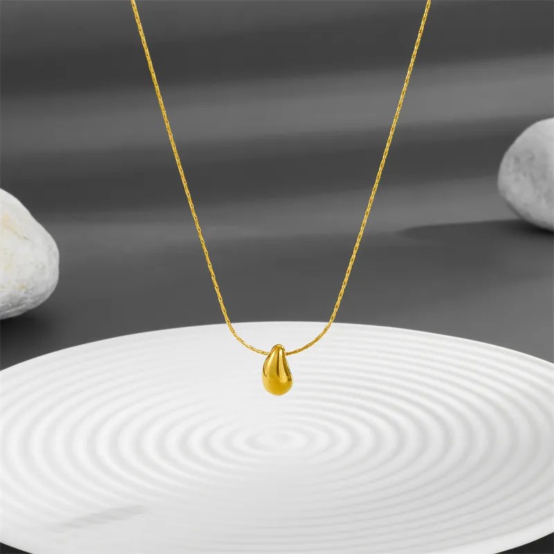 Simple Style Solid Color Necklace_colorza_2