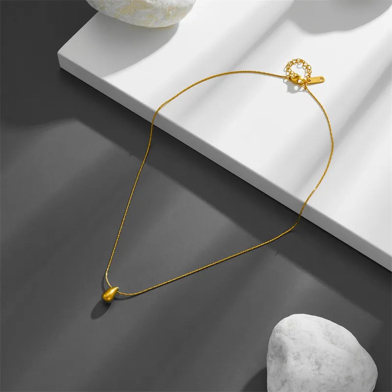Simple Style Solid Color Necklace_colorza_3