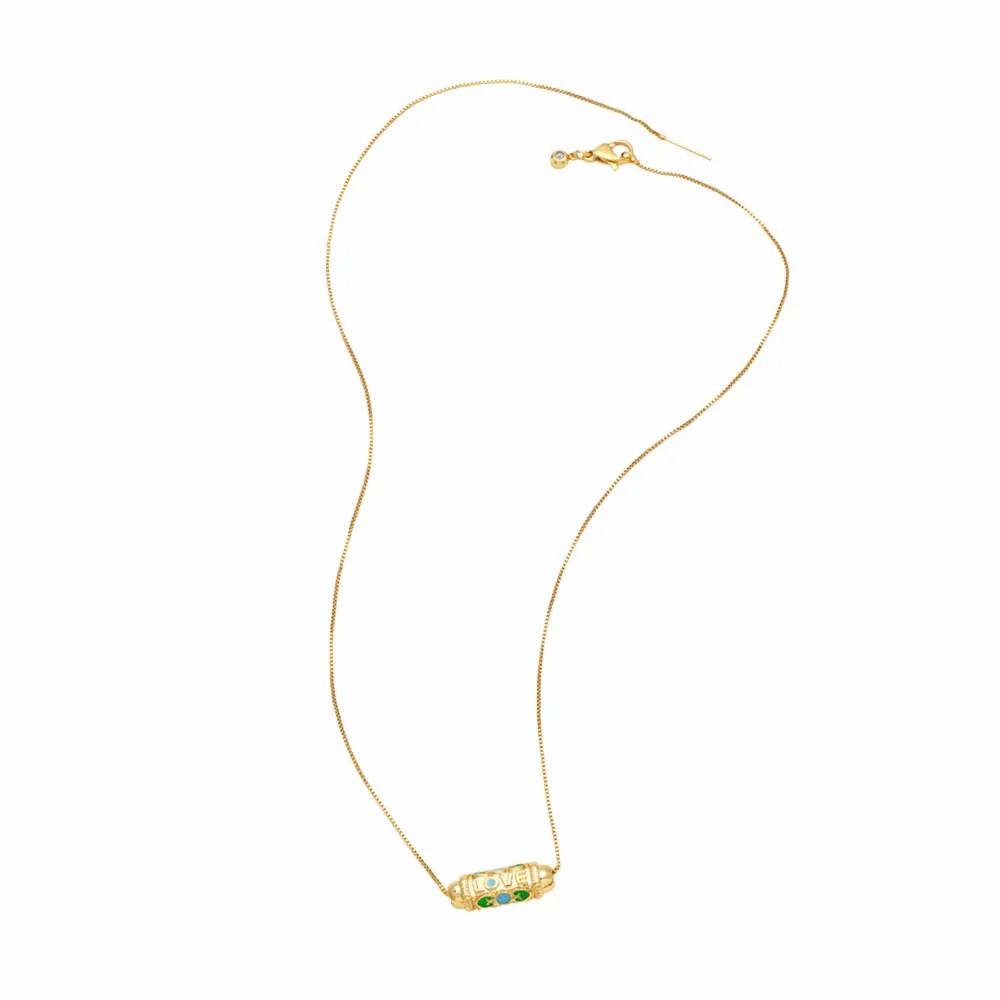 Retro Devil'S Eye Copper Plating Necklace_colorza_7