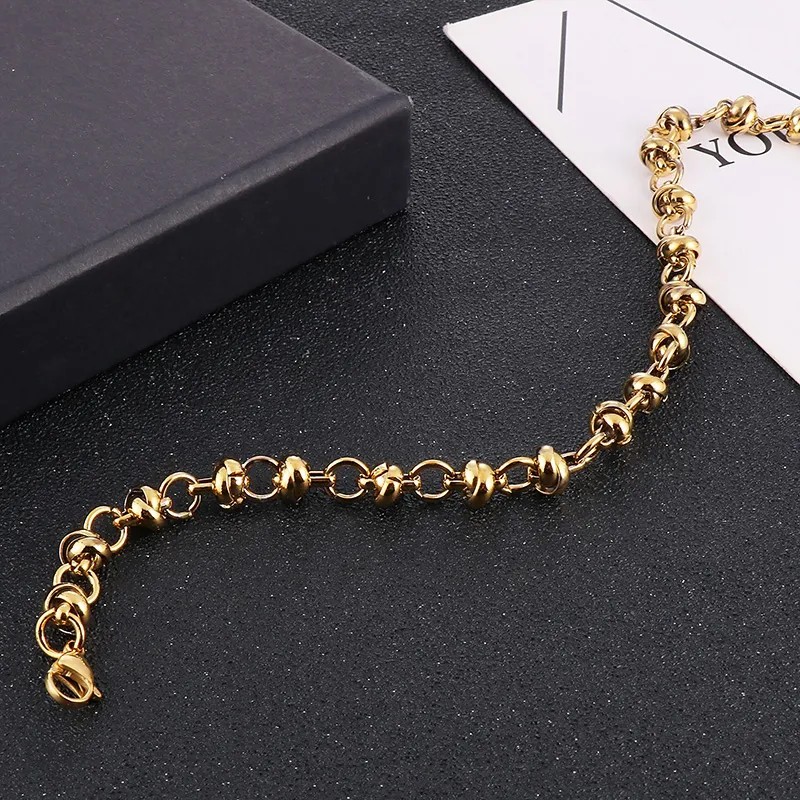 Hip-Hop Rock Solid Color Stainless Steel Necklace_colorza_7