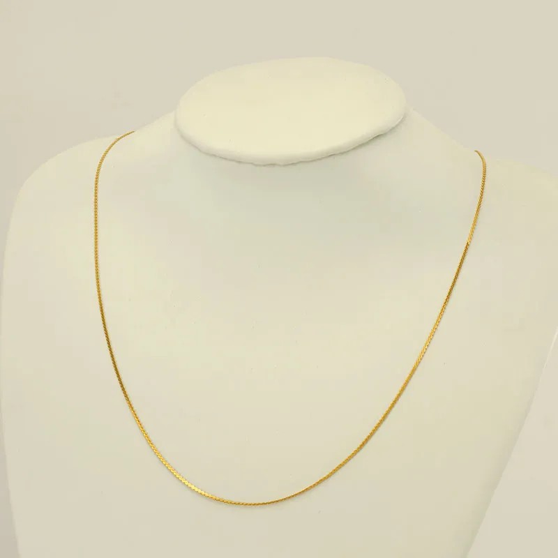 Basic Geometric Stainless Steel Plating 18K Gold Plated Necklace_colorza_1