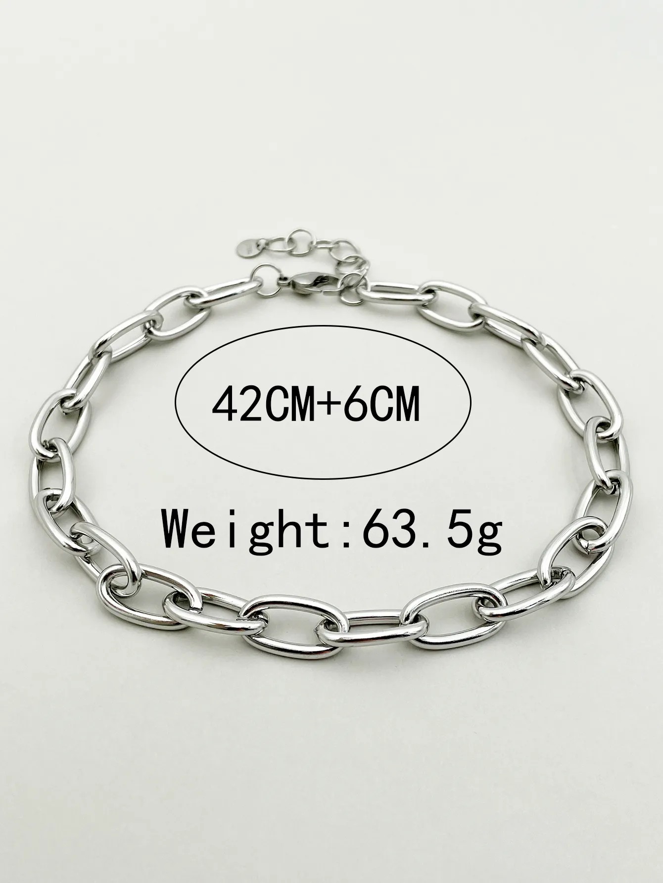 Hip-Hop Geometric Stainless Steel Polishing Plating Gold Plated Necklace_colorza_3