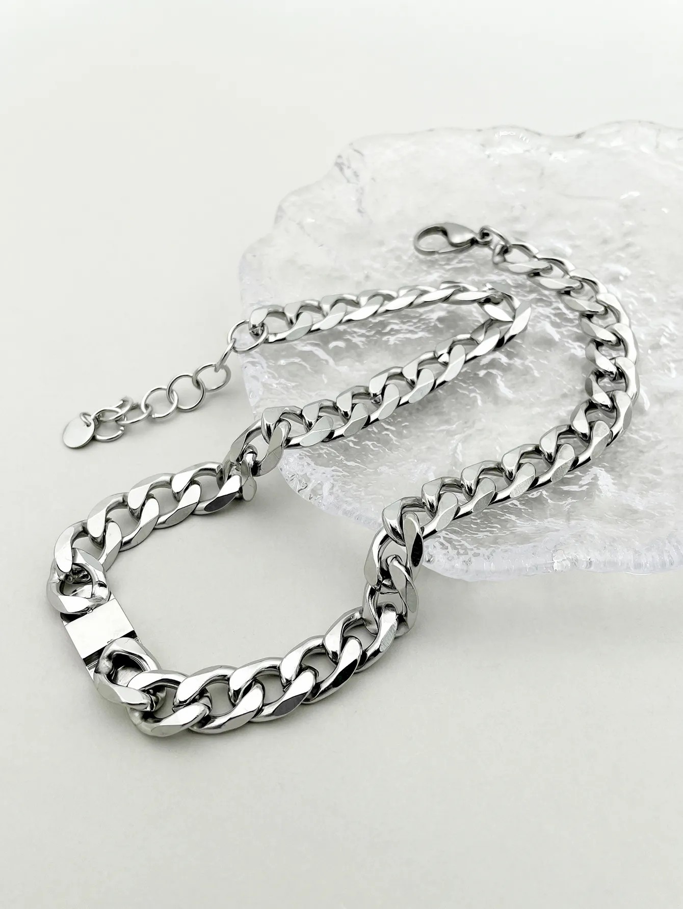 Hip-Hop Geometric Stainless Steel Plating Gold Plated Necklace_colorza_2