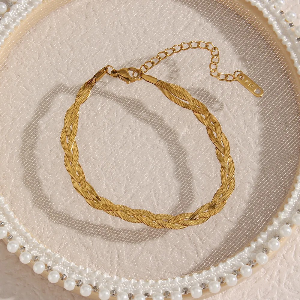 Simple Style Solid Color Stainless Steel Plating 18K Gold Plated Necklace_colorza_3