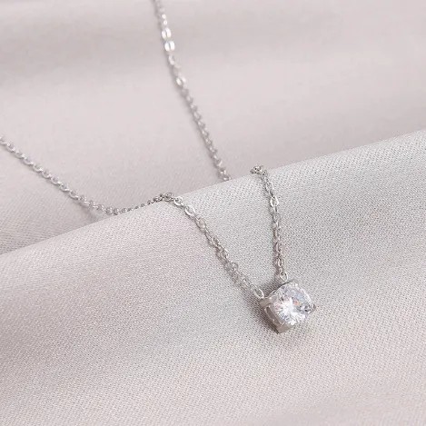 Fashion Round Titanium Steel Plating Inlay Rhinestones Gold Plated Pendant Necklace_colorza_3