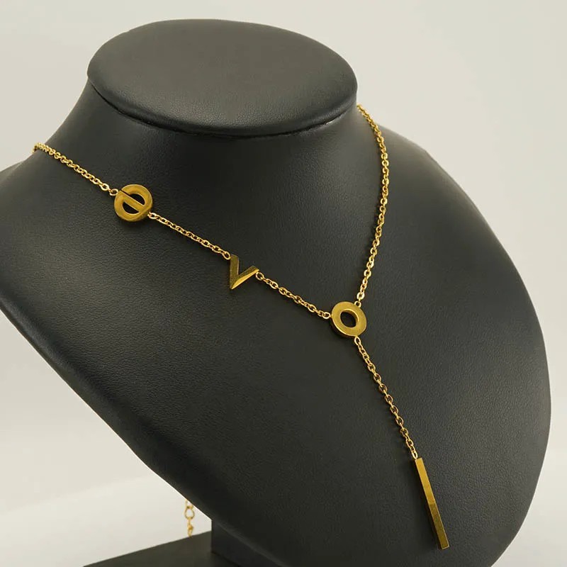 Elegant Round Letter Stainless Steel Plating Inlay Shell 18K Gold Plated Pendant Necklace_colorza_2