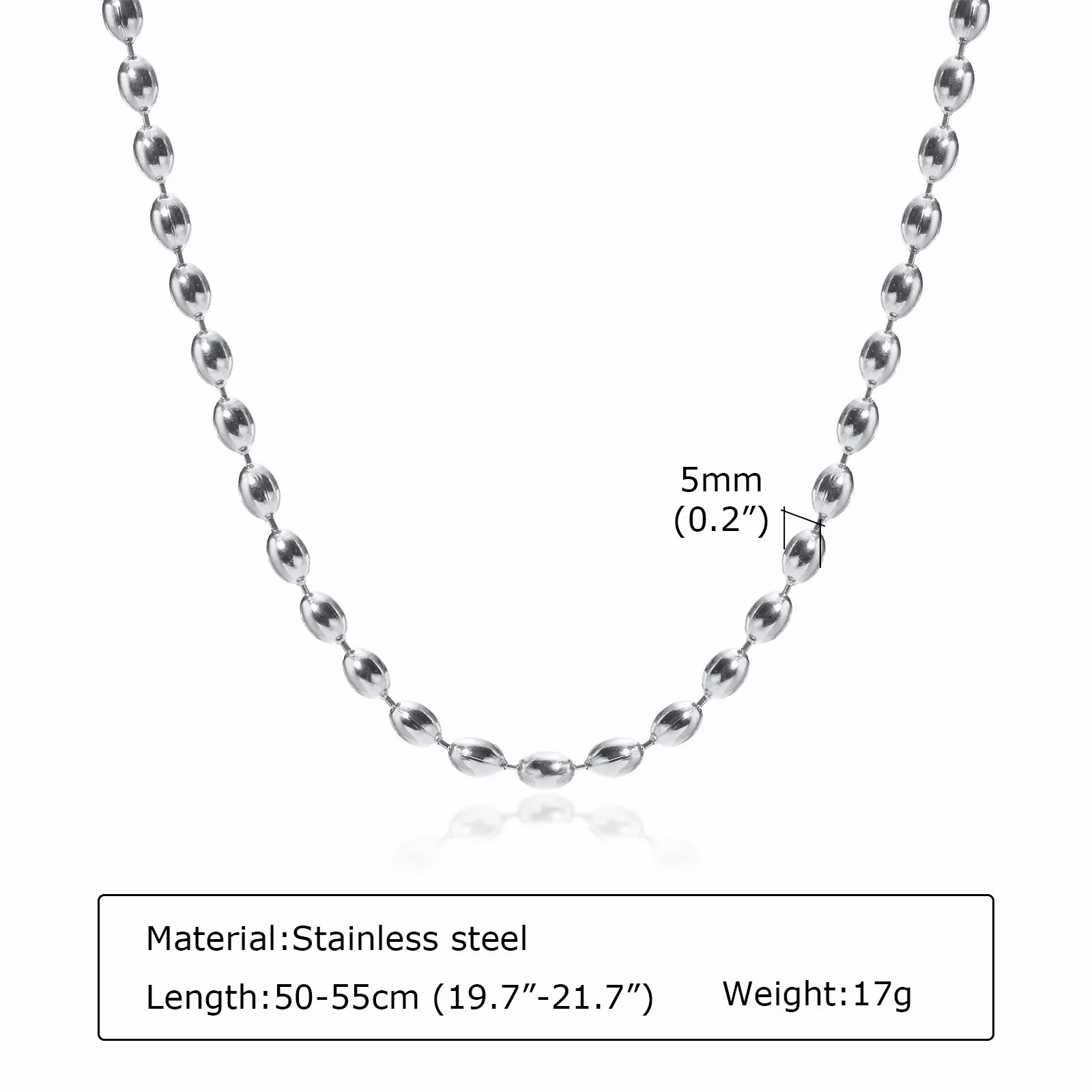 IG Style Simple Style Solid Color Stainless Steel Plating 18K Gold Plated Necklace_colorza_1
