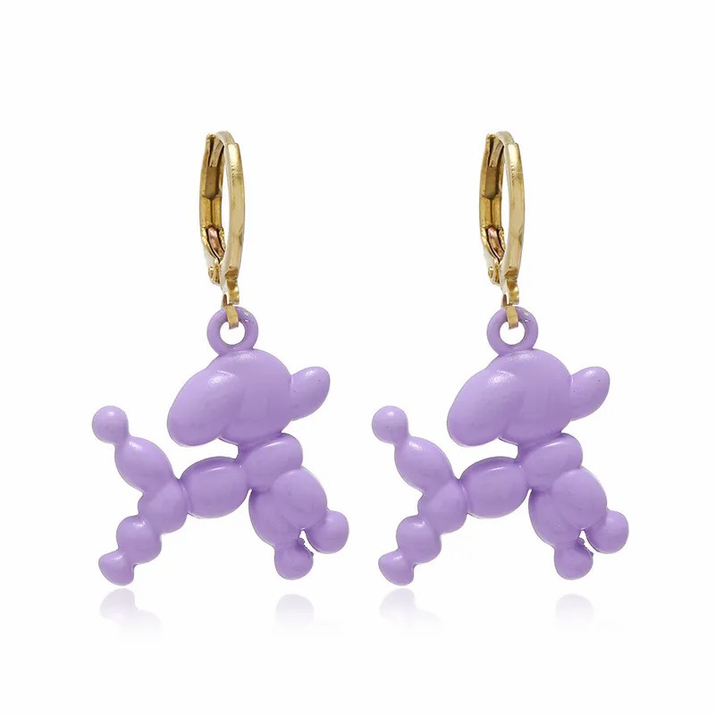 Fashion Cartoon New Dog Earrings Female Cute Animal Stainless Steel Earrings_colorza_8
