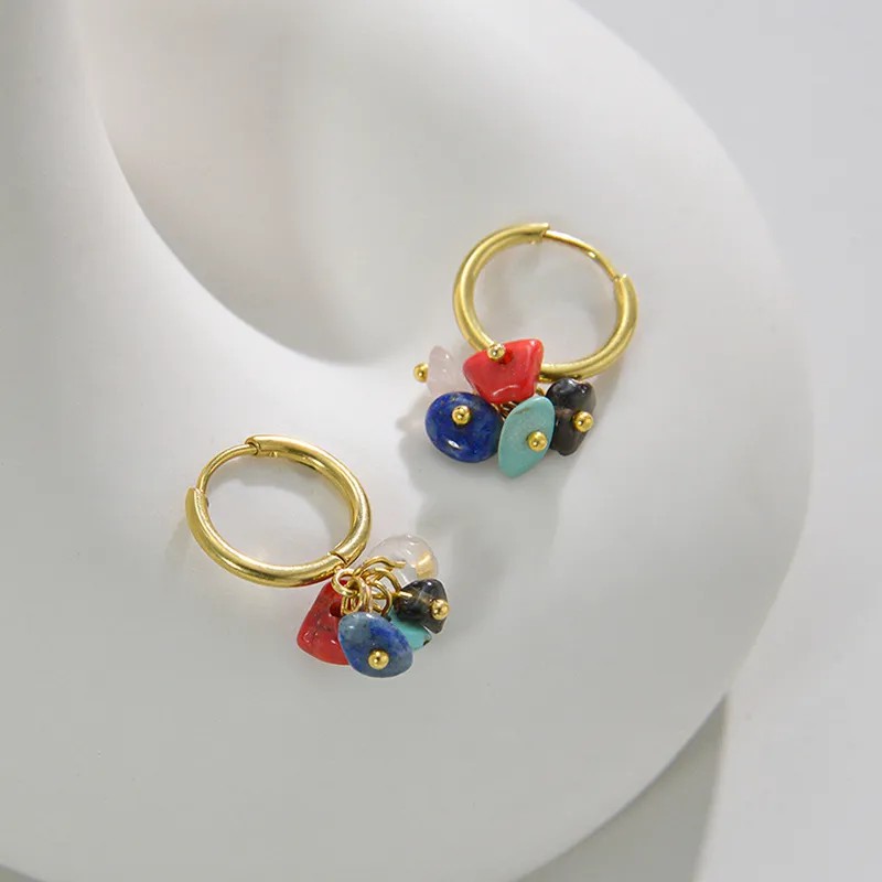 Vintage Style Stainless Steel Earrings Plating Artificial Pearls Stainless Steel Earrings_colorza_3