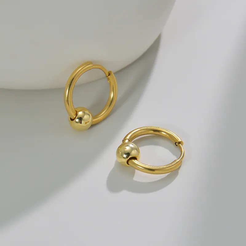 Vintage Style Stainless Steel Earrings Plating Artificial Pearls Stainless Steel Earrings_colorza_6