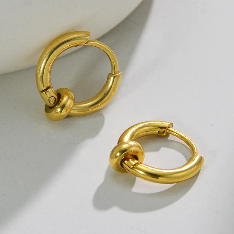 Fashion Solid Color Stainless Steel Drop Earrings Plating Artificial Pearls Natural Stone Stainless Steel Earrings_colorza_6