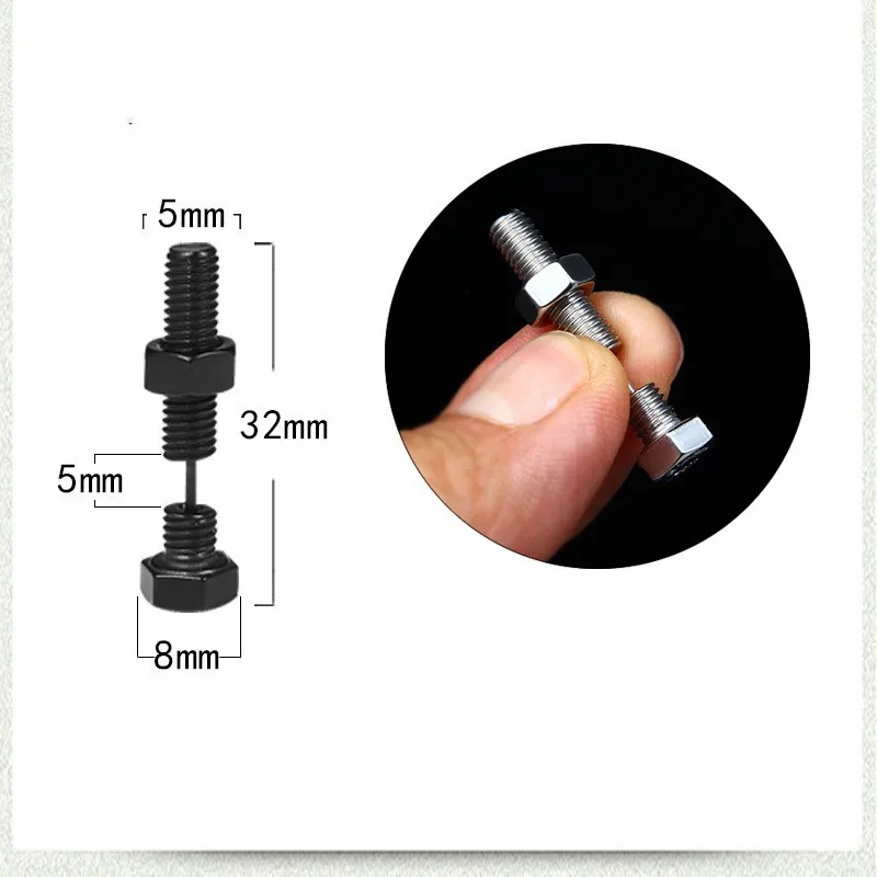 Fashion Geometric Titanium Steel Ear Studs Plating Stainless Steel Earrings 1 Piece_colorza_4