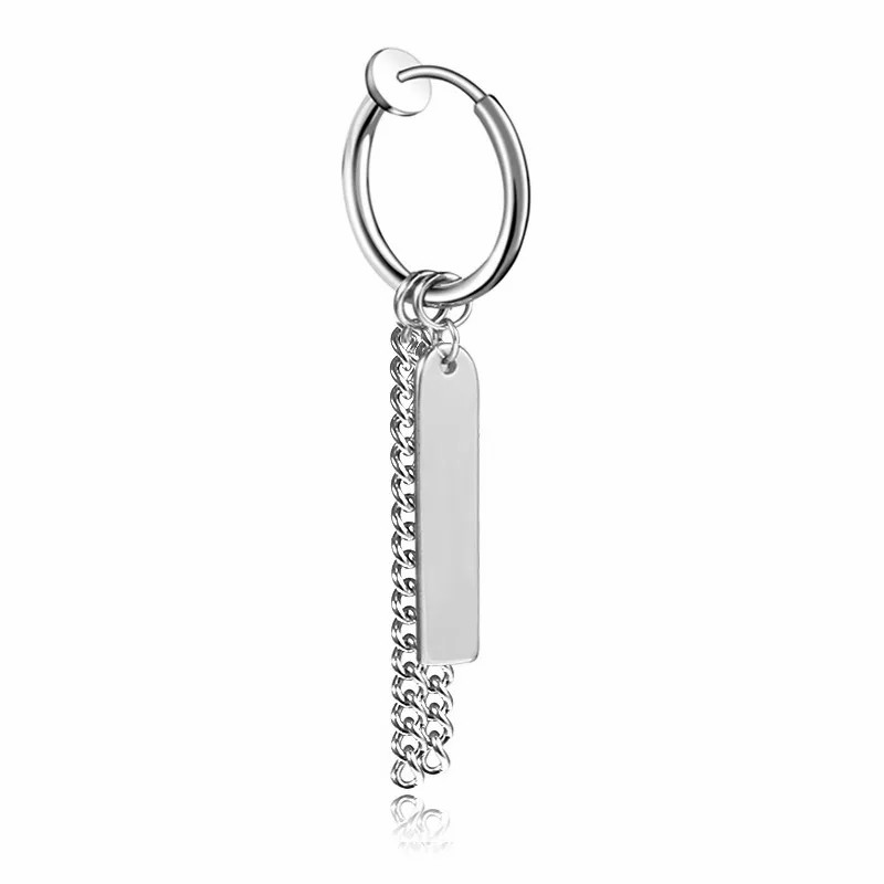 Simple Style Geometric Stainless Steel Dangling Earrings Plating Stainless Steel Earrings 1 Piece_colorza_3