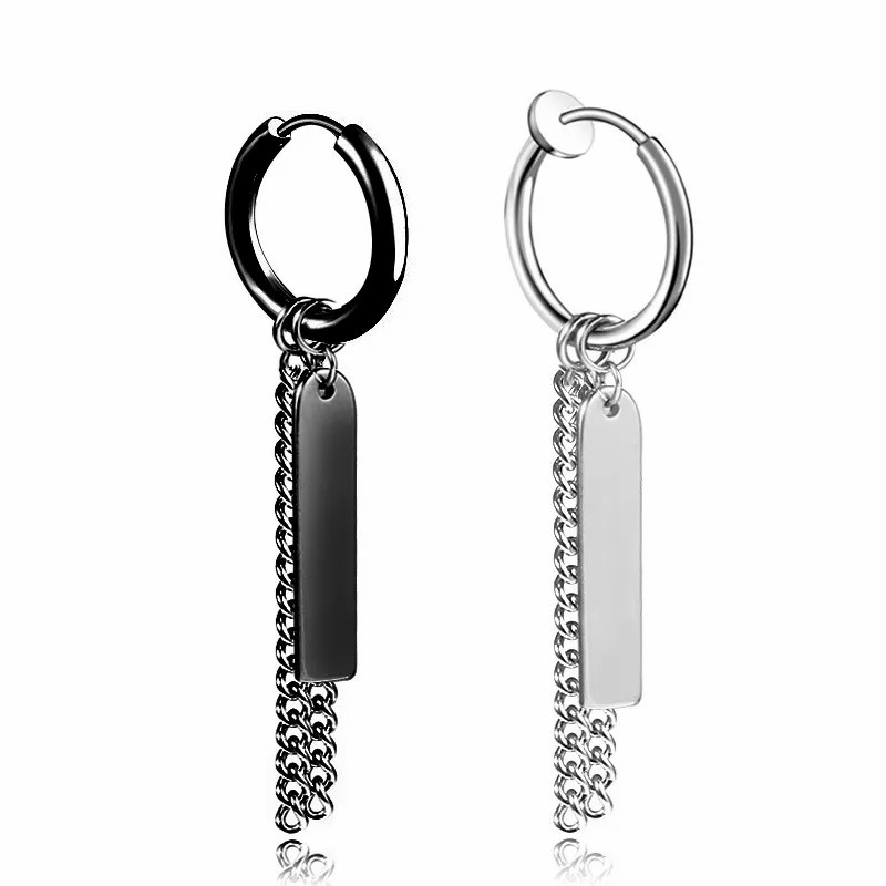 Simple Style Geometric Stainless Steel Dangling Earrings Plating Stainless Steel Earrings 1 Piece_colorza_4