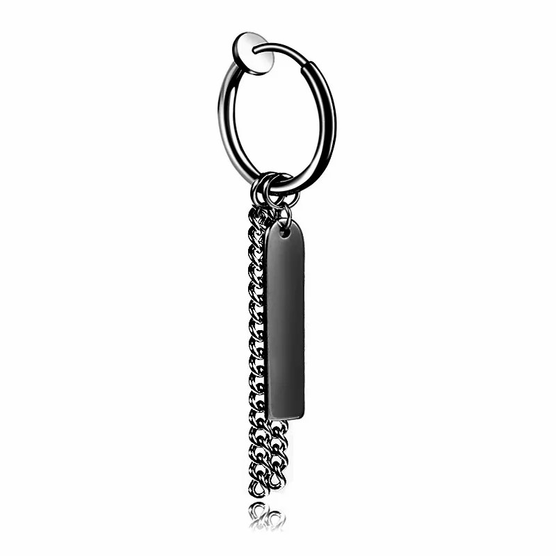 Simple Style Geometric Stainless Steel Dangling Earrings Plating Stainless Steel Earrings 1 Piece_colorza_7