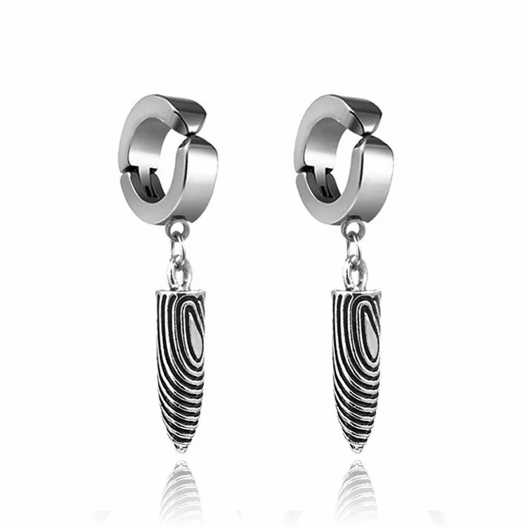 Simple Style Geometric Titanium Steel Earrings Ear Studs Plating Stainless Steel Earrings_colorza_1