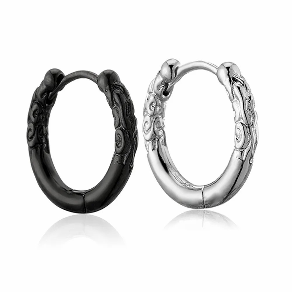 Fashion Geometric Titanium Steel Earrings Plating Stainless Steel Earrings_colorza_2
