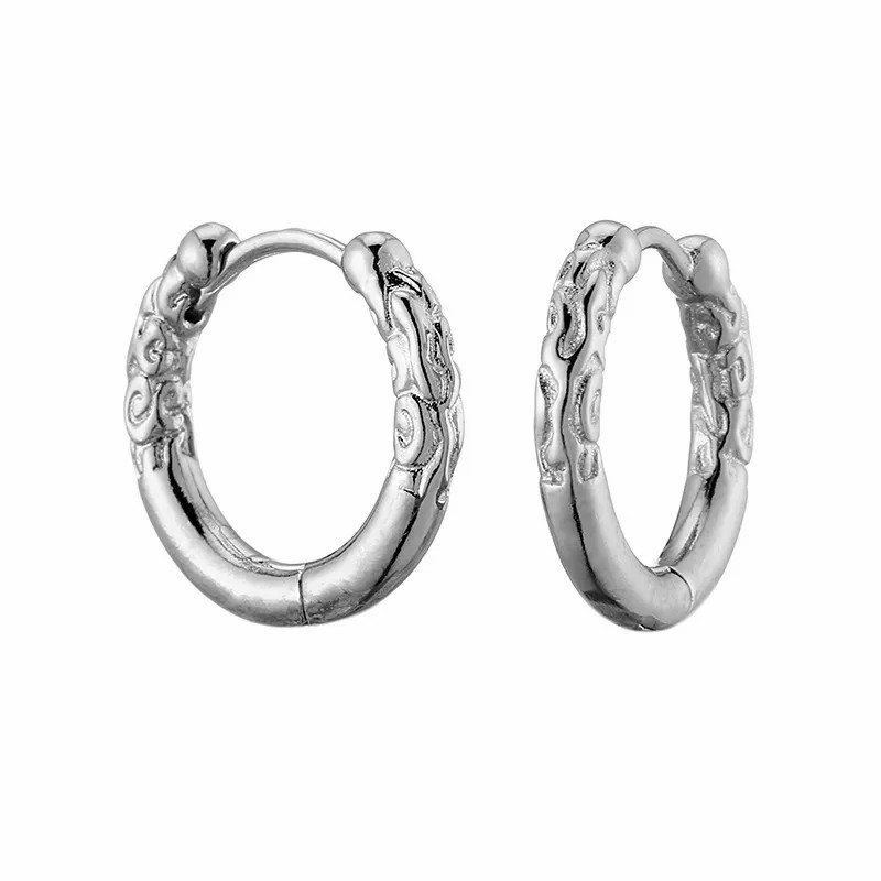 Fashion Geometric Titanium Steel Earrings Plating Stainless Steel Earrings_colorza_4