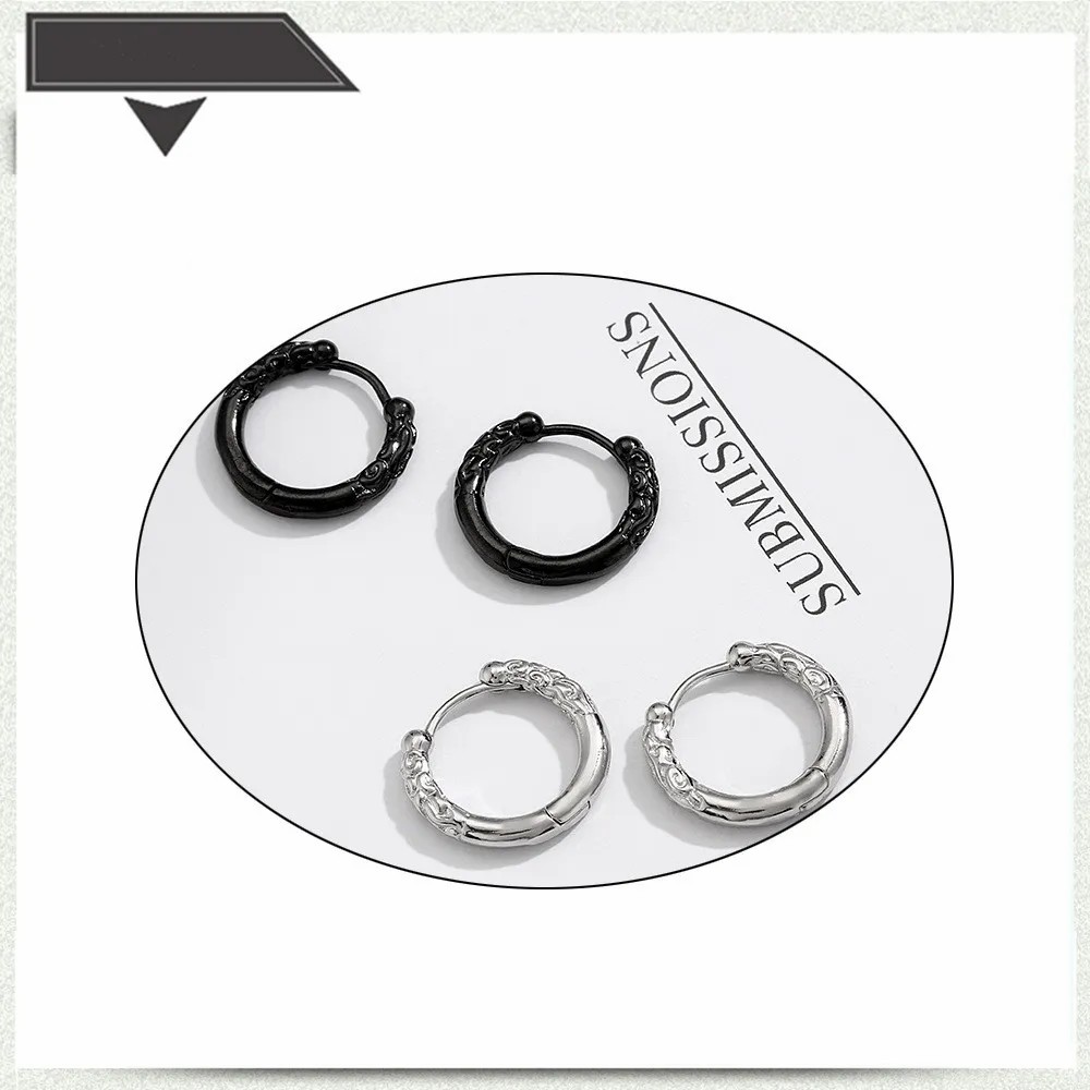 Fashion Geometric Titanium Steel Earrings Plating Stainless Steel Earrings_colorza_5