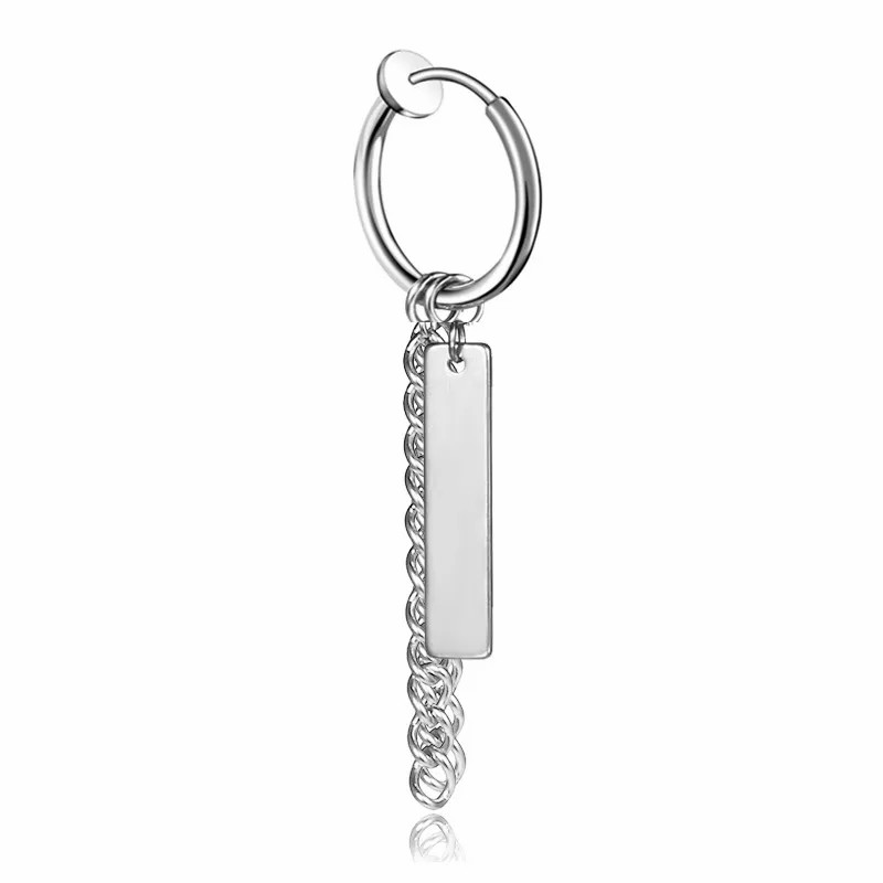 Fashion Geometric Stainless Steel Earrings Plating Stainless Steel Earrings 1 Piece_colorza_3