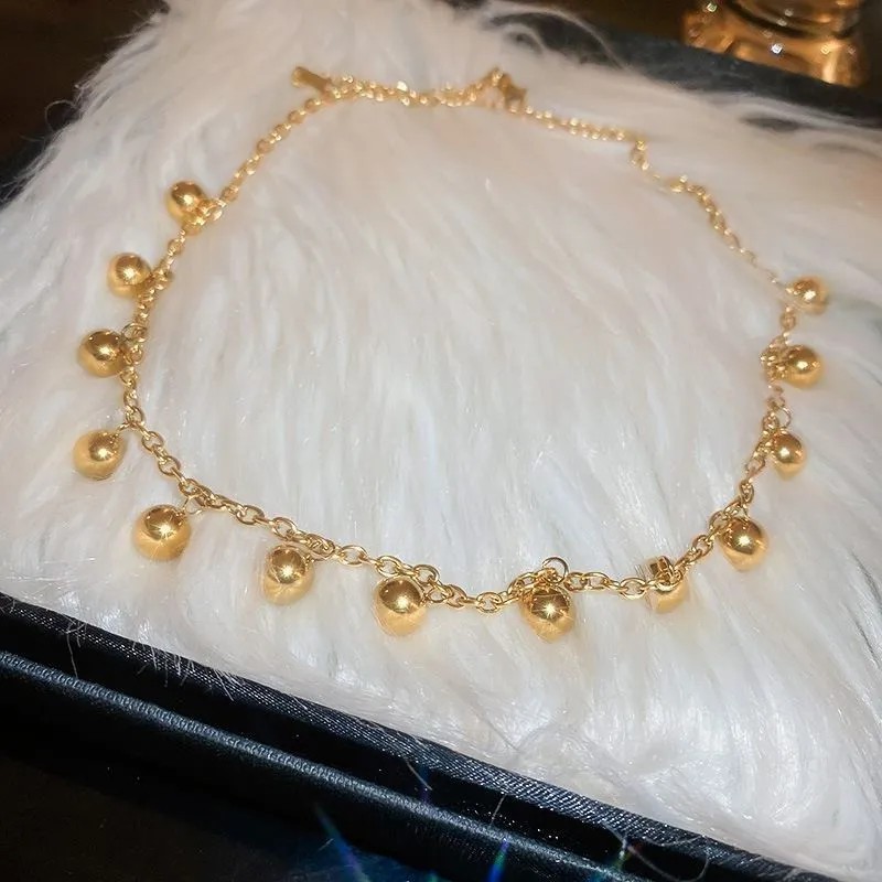 Simple Style Geometric Titanium Steel Plating 18K Gold Plated Necklace_colorza_1