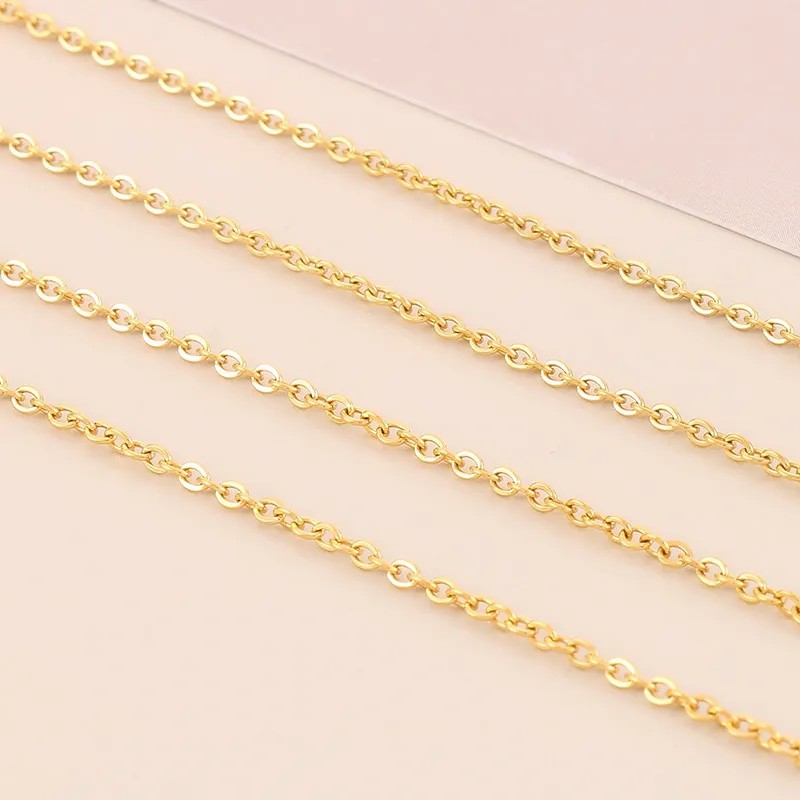 Simple Style Round Stainless Steel Titanium Steel Plating 18K Gold Plated Pendant Necklace_colorza_6